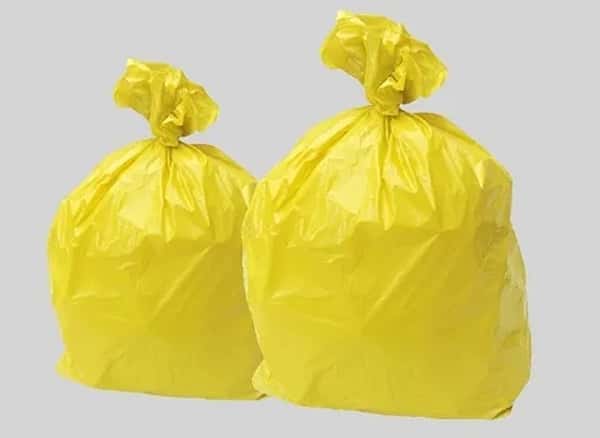 خرید کیسه زباله زرد کوچک + قیمت فروش استثنایی
